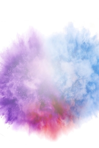 Rainbow Powder cloud
