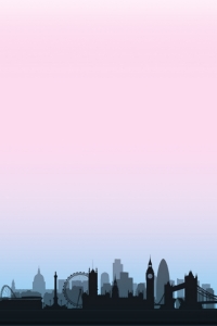 Skyline London sunset